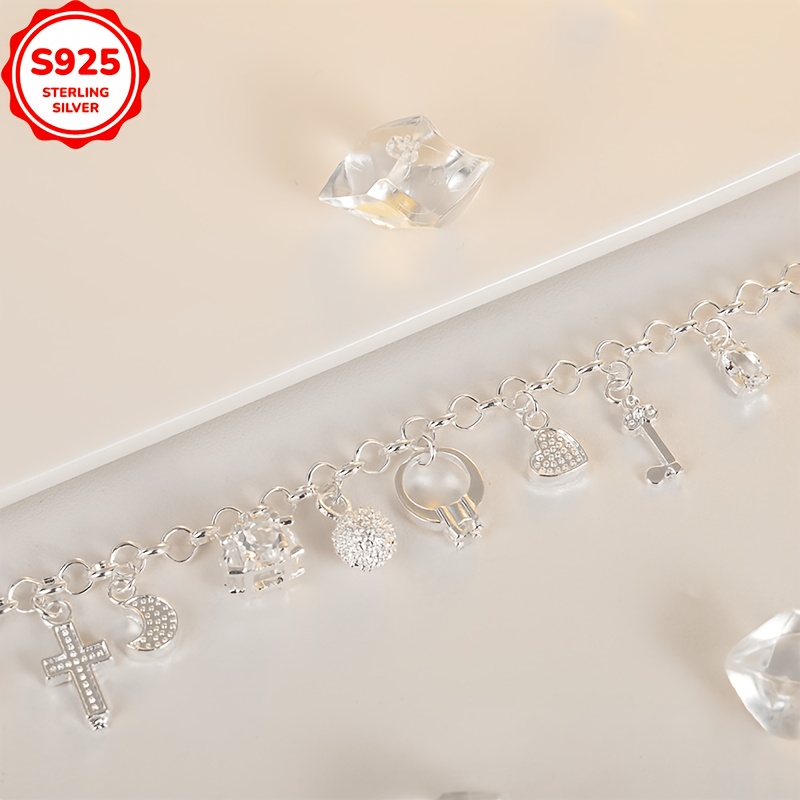 Women's 925 Silver Minimalist Multi-Item Necklace